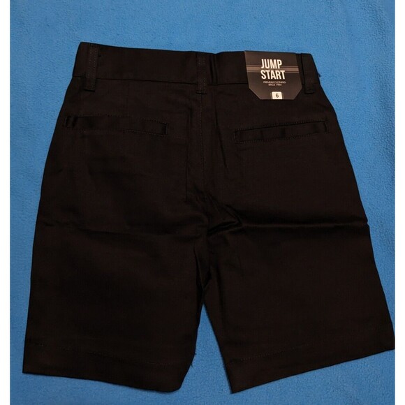 Jump Start Boy's School Uniform Shorts Black Size 6 - Picture 5 of 5